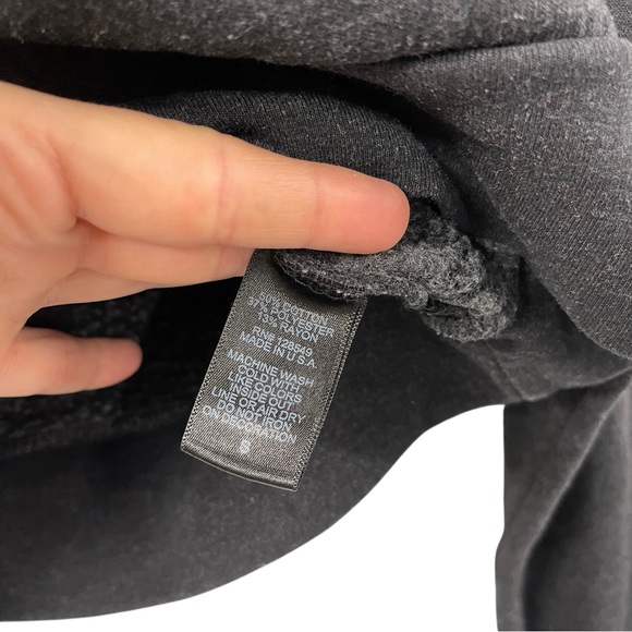 Aviator Nation Bolt Smiley Cropped Crew Sweatshirt Small - Picture 6 of 8